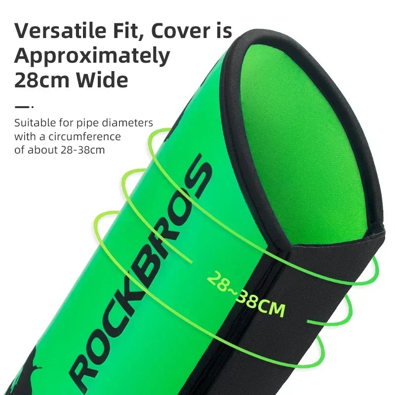 ROCKBROS Thick E-Bike Battery Cover Weatherproof Reflective Insulation Protector