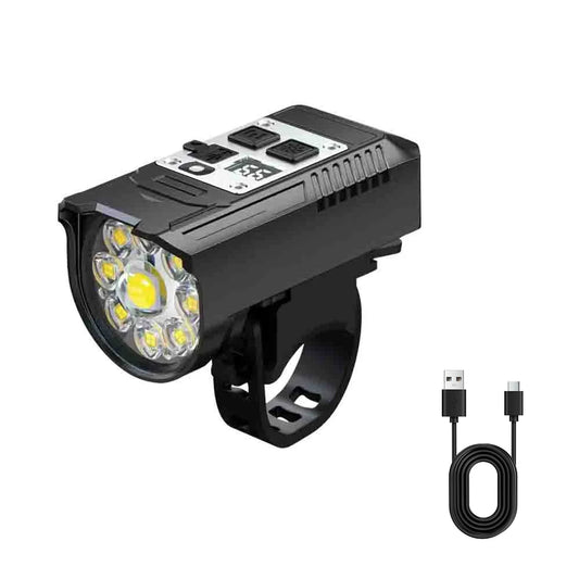 9LED Rechargeable Bike Light with Intelligent Sensor