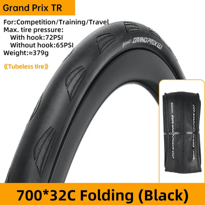 Continental Grand Prix Road Bike Tyre 700 x 25C–32C Folding Clincher