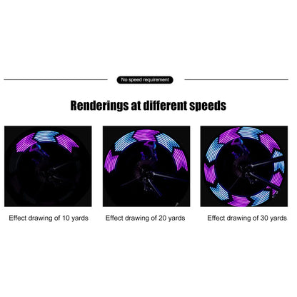 RGB LED Bicycle Wheel Spoke Light – USB Rechargeable Safety Signal Lamp