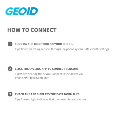 GEOID HS800 Armband Heart Rate Monitor Bluetooth ANT+