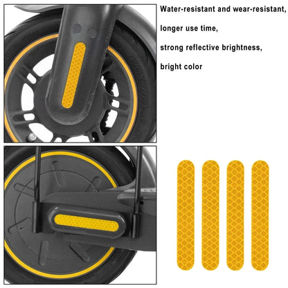 Segway Ninebot MAX G2/G65/G30/G30D Reflektierende wasserdichte Sicherheitsaufkleber