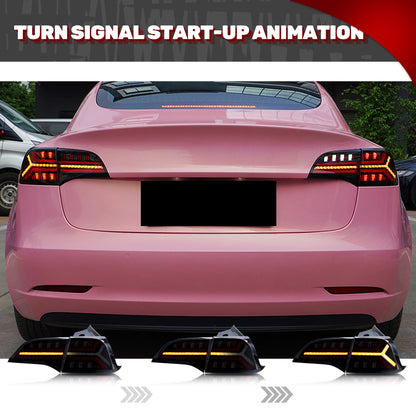 LED Tail Lights for Tesla Model 3 / Model Y 2017–2023