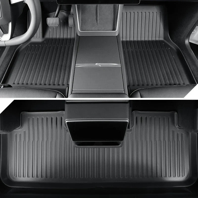 Tapis de sol et revêtements de coffre en TPE toutes saisons pour Tesla Model Y Juniper 2025-2026