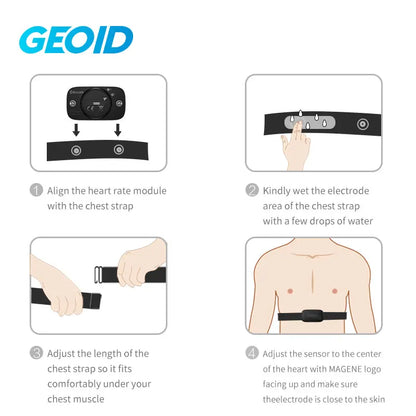 GEOID HS800 Armband Heart Rate Monitor Bluetooth ANT+