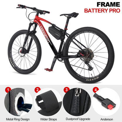Dreieckiger 36V 48V E-Bike Akku - 10Ah 13Ah 20Ah