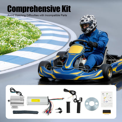48V 2000W bürstenloser Getriebe-E-Bike-Umbausatz