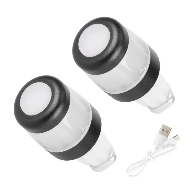 Waterproof Rechargeable LED Handlebar End Lights for Scooters & Mountain Bikes