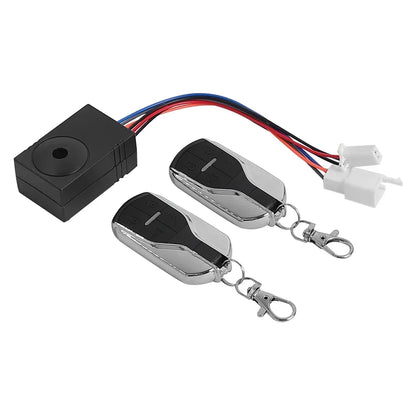 Anti-Theft Alarm System with Dual Remote Control for E-Scooters & E-Bikes