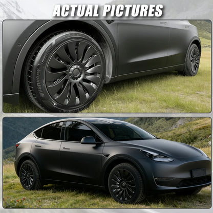 Tesla Model Y 19-Inch Performance Hub Caps 4-Piece Set