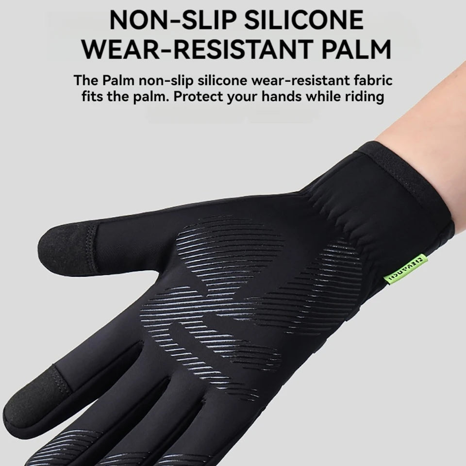 GTUBIKE Winter Waterproof Touchscreen Cycling Gloves