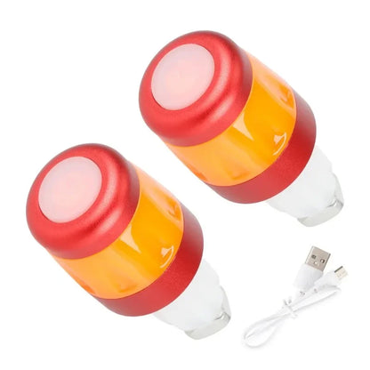 Waterproof Rechargeable LED Handlebar End Lights for Scooters & Mountain Bikes