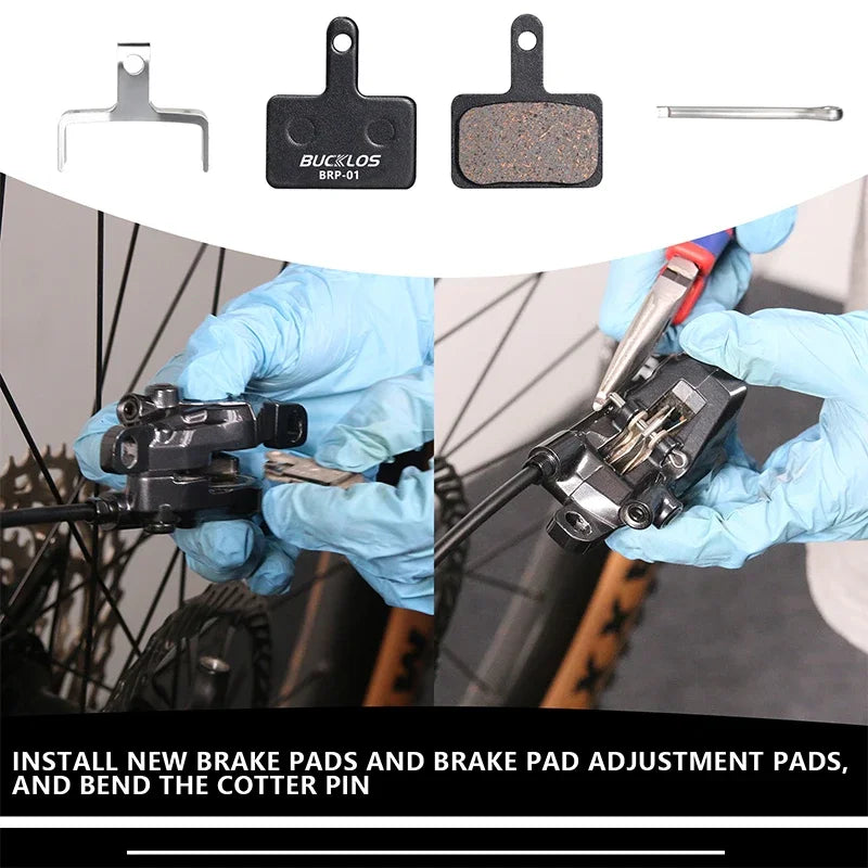 BUCKLOS Semi-Metal Bike Brake Pads