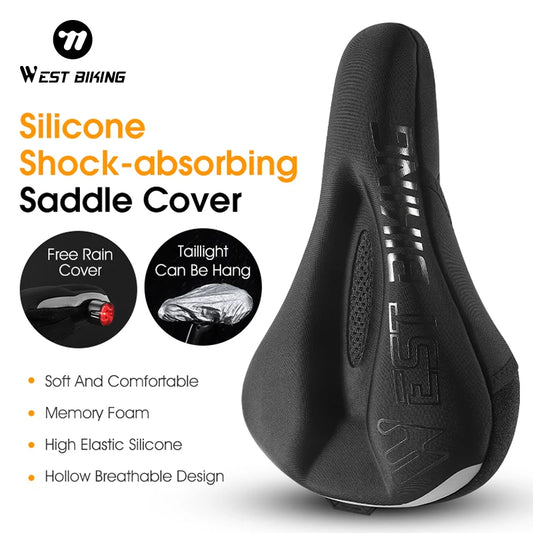 WEST BIKING Silicone Memory Saddle Foam Cover