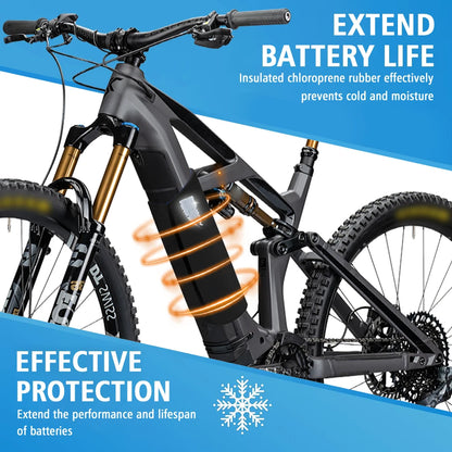 Reflektierende E-Bike-Akkuabdeckung – staubdicht und abnehmbar