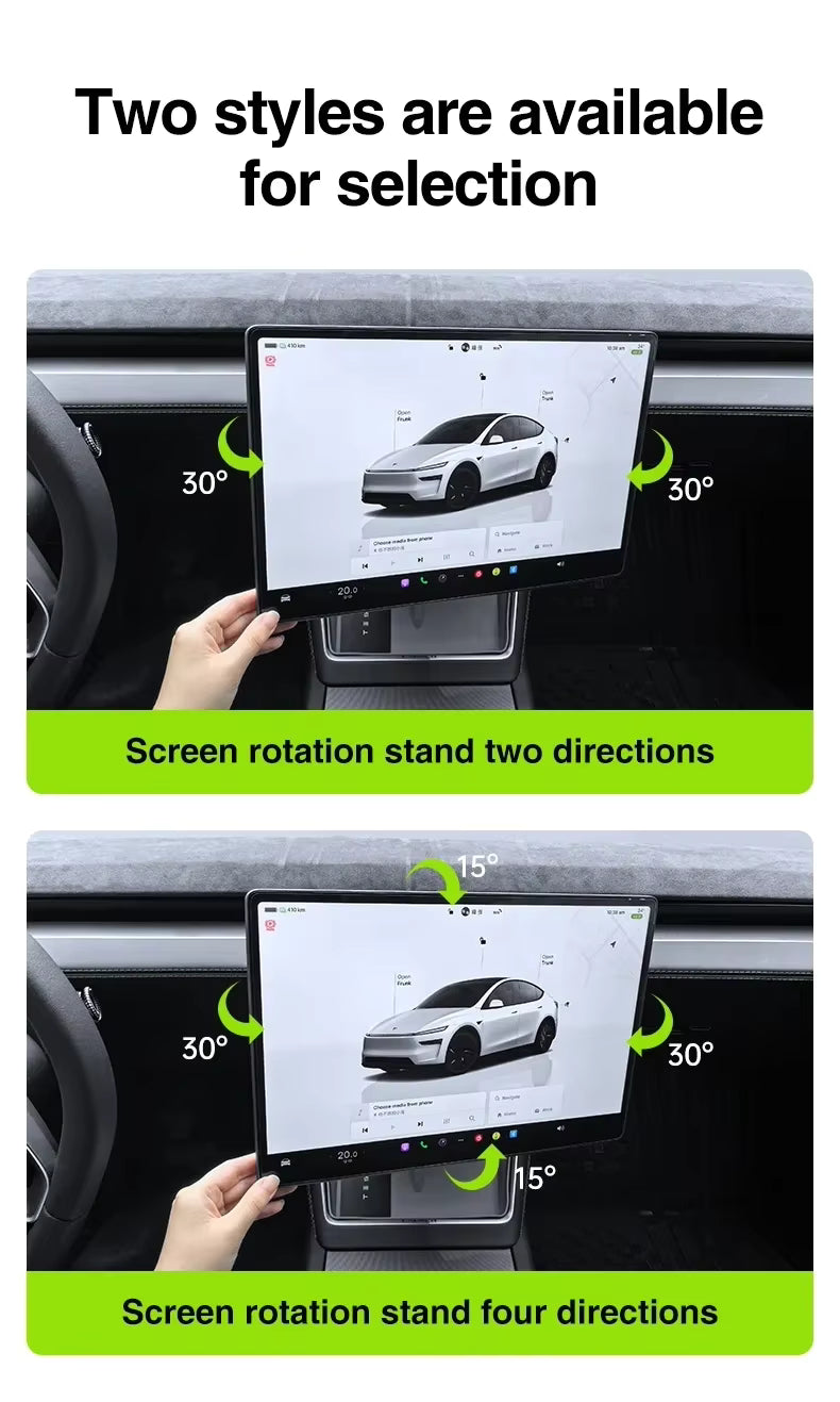Schwenkbare Touchscreen-Halterung für Tesla Model 3 Highland / Model Y Juniper