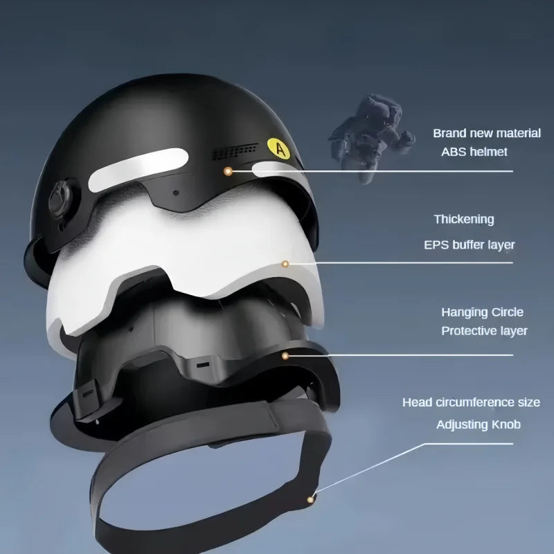 3C Certified Electric Bike & Scooter Half Helmet