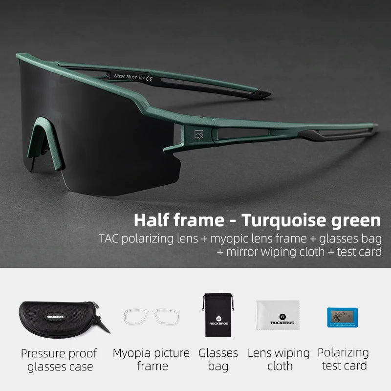 ROCKBROS UV400 Photochromic Polarized Cycling Glasses