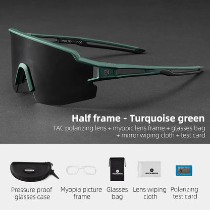 ROCKBROS UV400 Photochromic Polarized Cycling Glasses