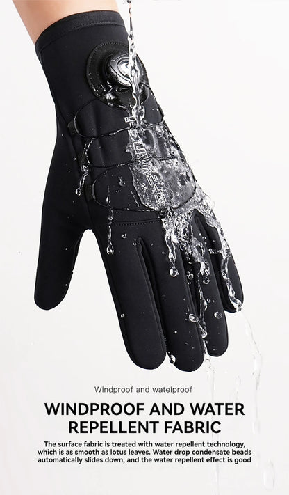 GTUBIKE Winter Waterproof Touchscreen Cycling Gloves