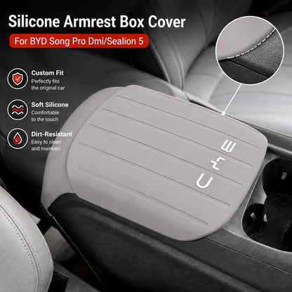 Housse d'accoudoir en silicone pour BYD Song Pro DM-i / Sealion 5