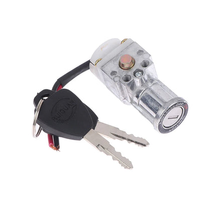 Electric Bike Battery Ignition Key Switch Lock with 2 Keys