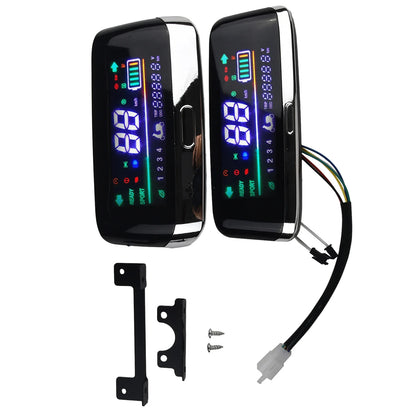 Electric Bike LCD Display Screen 48V–72V with 6-Pin Connector