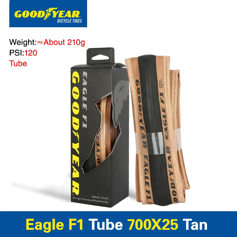 Goodyear Eagle F1 Supersport Road Bike Tyre 700C Folding Clincher & Tubeless
