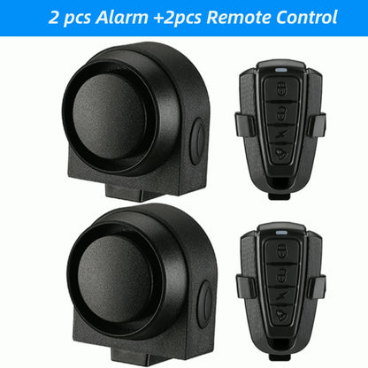 Wireless Bike Alarm – 115dB Waterproof Security Alarm with Remote Control