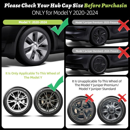 Tesla Model Y 19-Inch Blade Style Wheel Covers 2020–2024