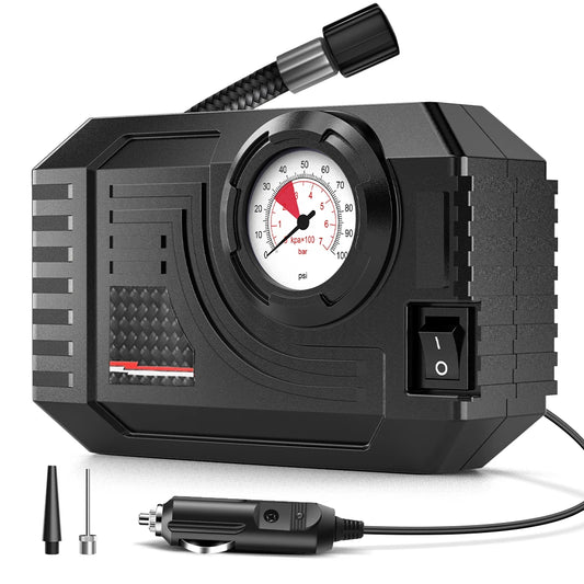 Compresseur d'air portable 20 L/min pour pneus