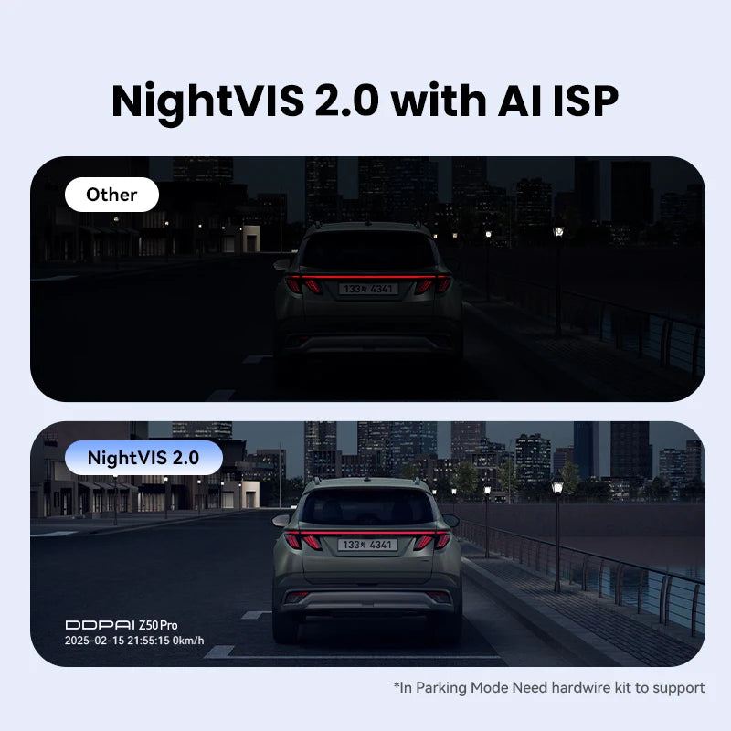 DDPAI Z50 Pro 4K Dash Cam with GPS, ADAS & 3-Inch IPS Screen