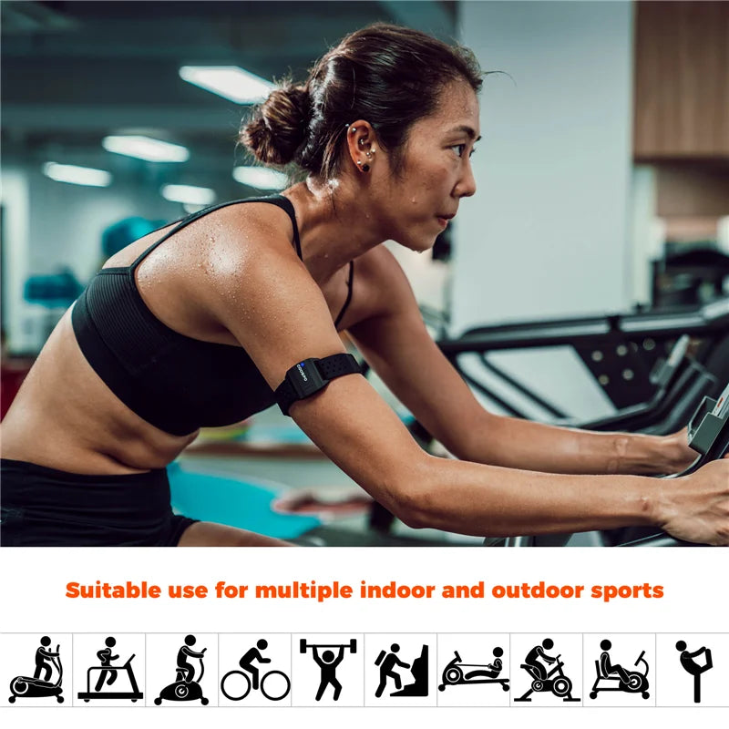 COOSPO HW706 Heart Rate Monitor Armband with Bluetooth & ANT