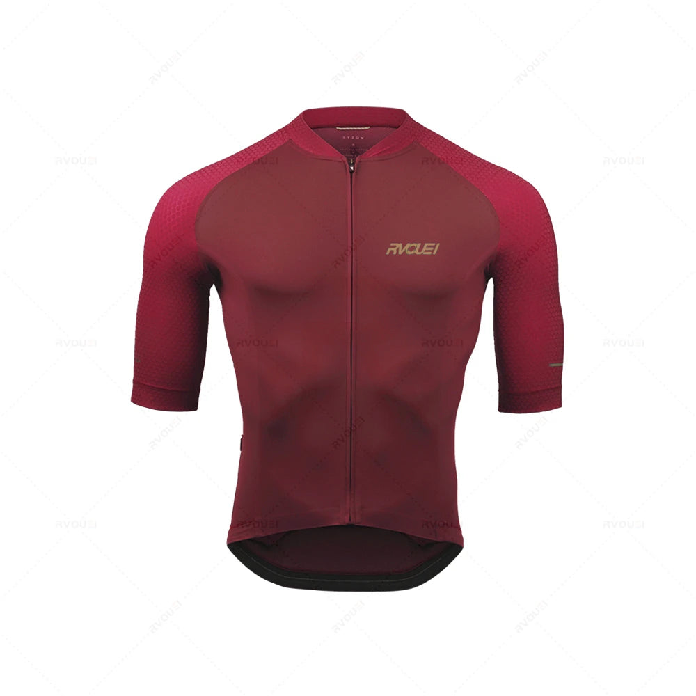 2025 Rvouei Pro Team Fahrradbekleidung Herren Neues Rennrad-Outfit Renntrikot Atmungsaktives Radsport-Trikot-Set Ropa Ciclismo Maillot