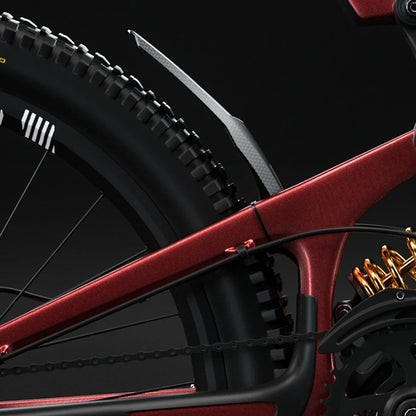 2pcs Hard Shell Front/Rear Tire Carbon Fiber Mudguard