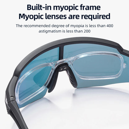 ROCKBROS UV400 Photochromic Polarized Cycling Glasses