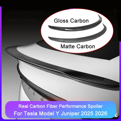 Tesla Model Y Juniper 2025-2026 Heckspoiler aus echtem Carbon