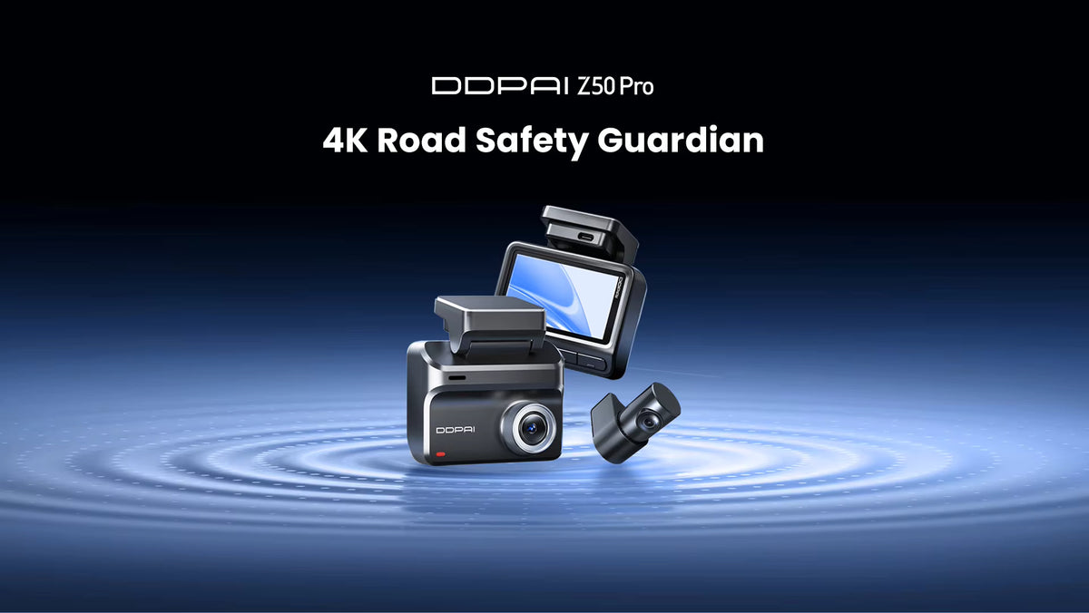 DDPAI Z50 Pro 4K Dash Cam with GPS, ADAS & 3-Inch IPS Screen