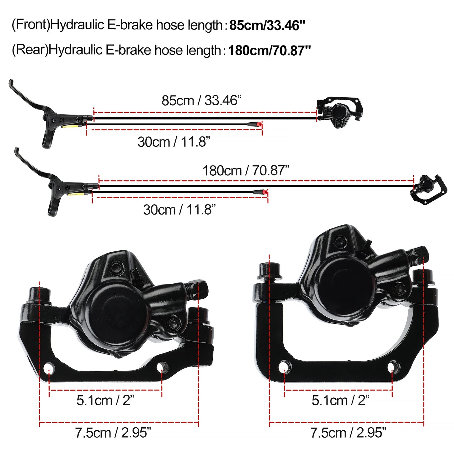 E-Bike-Umrüstsatz für hydraulische Bremsen