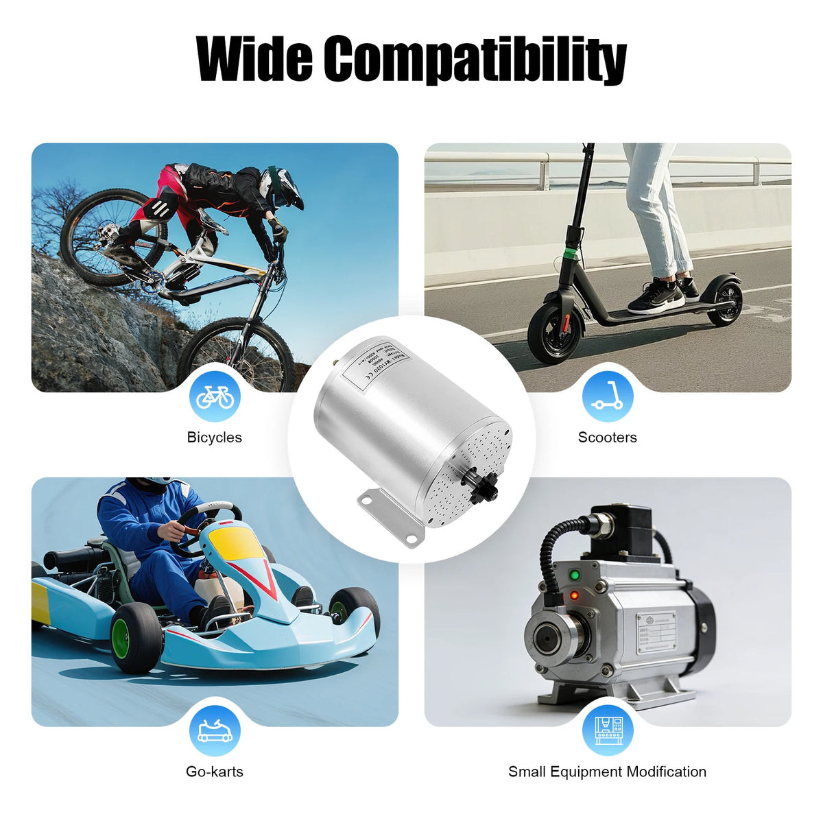 48V 2000W bürstenloser Getriebe-E-Bike-Umbausatz