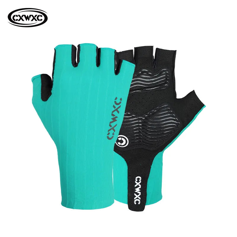 Cycling Half Finger Gloves with Extended Wrist Support