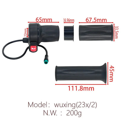 23X E-Bike Throttle Lever 4-Piece Set