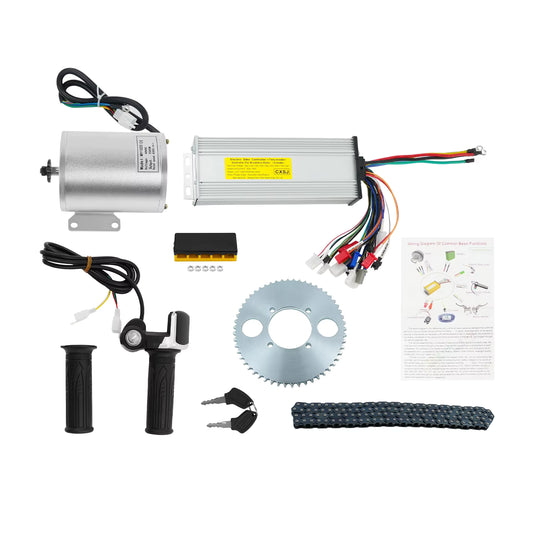 48V 2000W bürstenloser Getriebe-E-Bike-Umbausatz