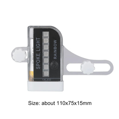 RGB LED Bicycle Wheel Spoke Light – USB Rechargeable Safety Signal Lamp