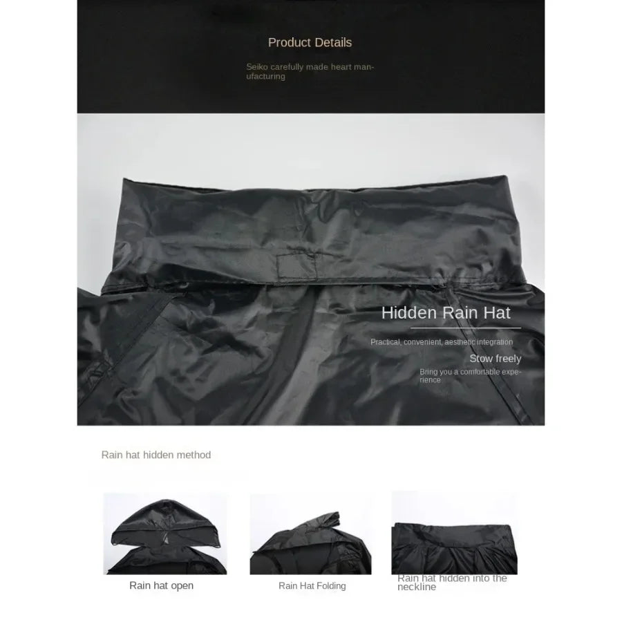 Waterproof Rain Suit Jacket & Trousers Set for Cycling & Motorcycling