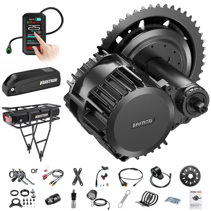 Kit de conversion pour vélo électrique à moteur pédalier BAFANG 48V 500W 750W 1000W