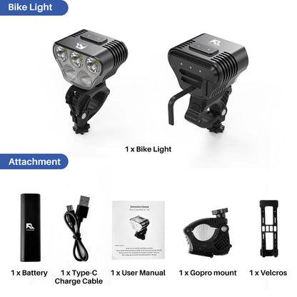 Roomark High Capacity Bike Headlight
