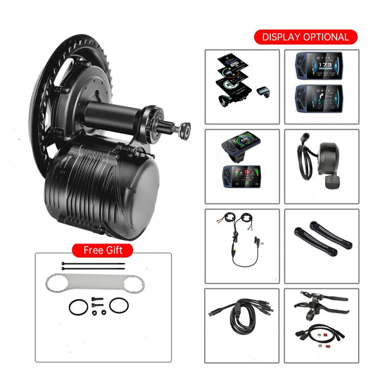 TONGSHENG TSDZ8 48V 750W Mittelmotor-Umrüstsatz für E-Bikes