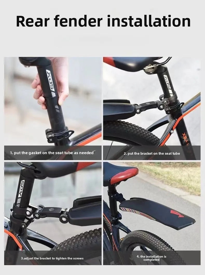 Universal Bicycle Mudguards 24–27.5 Inch