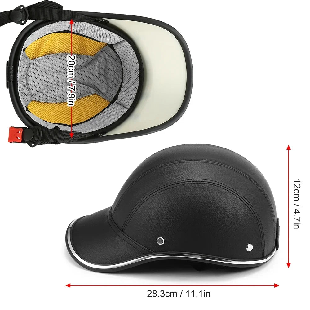 2-in-1 ABS Bicycle & Scooter Safety Helmet with Baseball Cap Design
